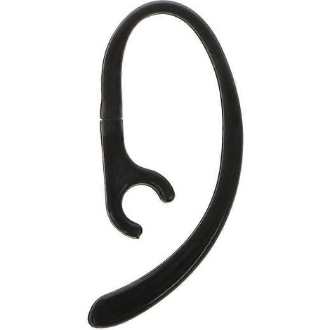 2 crochets universels pour écouteurs, compatibles Bluetooth, clips de serrage 6mm - Noir (1/4)