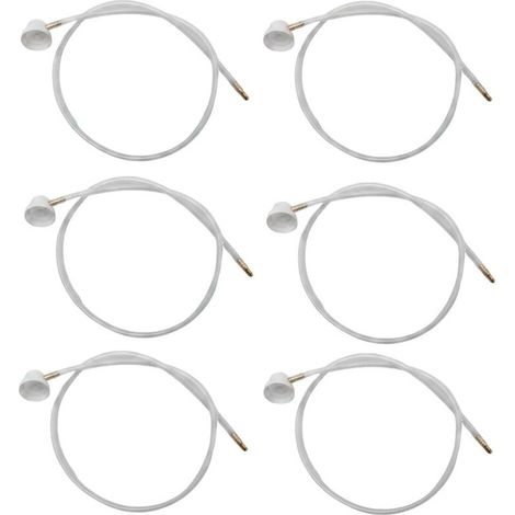 6 Pièces Tuyau D'extension de Buse D'aérosol 60 cm Buse Aerosol Buses D'aérosol à 360 Degrés Rallonge pour Bombes Aérosols Les Zones Difficiles D'accès Accessoire de Spray pour Voiture Autres Usages (1/5)