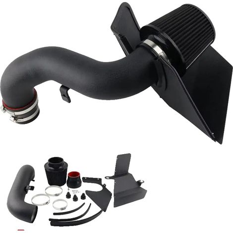Système d'admission d'air, protection thermique, filtre compatible avec EA888, Noir (1/2)