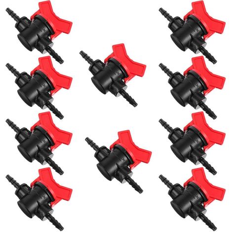 Raccords d'irrigation : vannes à bille, connecteurs cannelés pour tuyaux (20 pièces) (1/5)