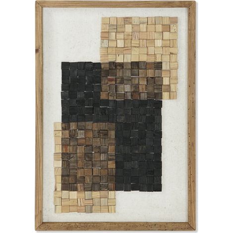Tableau Bois Recyclé 42X4X62 Naturel (1/4)