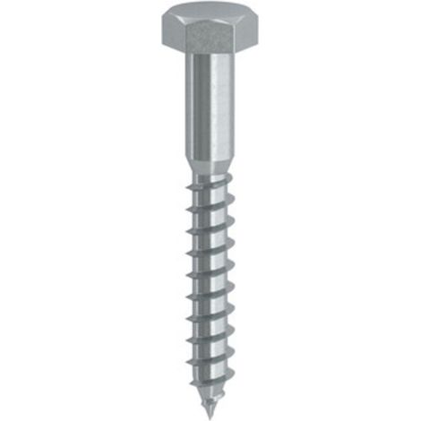 TIRAFONDI P/LEGNO D 10X100 MM AMBROVIT- 50,0 pz