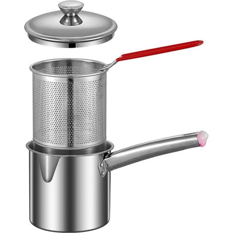 Sreuyong multifunktionales Edelstahl-Topfset mit Sieb und Deckel (1/5)