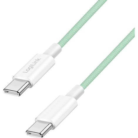 LogiLink Câble USB-C USB 2.0 USB-C® mâle 0.5 m vert CU0346 (1/3)