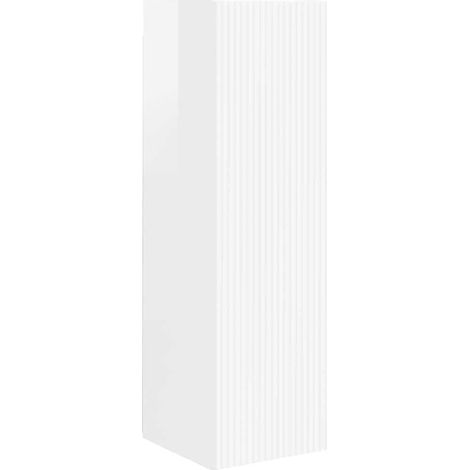 Maison Exclusive - TV-Wandschrank Glänzend Weiß 30 x 31 x 100 cm