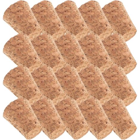 20 bouchons liège, bois pour bouchage naturel des bouteilles (1/5)
