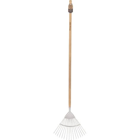 Draper Heritage Stainless Steel Lawn Rake with Ash Handle (Model 99020) (1/2)