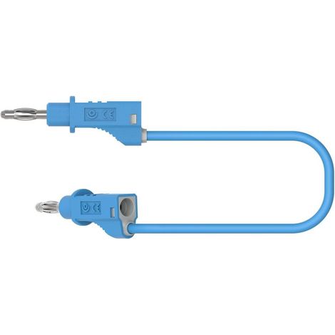Electro PJP 2117-CD1-200Bl Cordon de mesure banane mâle banane mâle 2.00 m bleu 1 pc(s) (1/3)