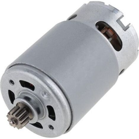 Moteur à Courant Continu RS550 12V 23000 Tr/Min avec 12 Dents à Deux Vitesses et BoîTe de Vitesses à Couple éLevé pour Perceuse/Tournevis éLectrique