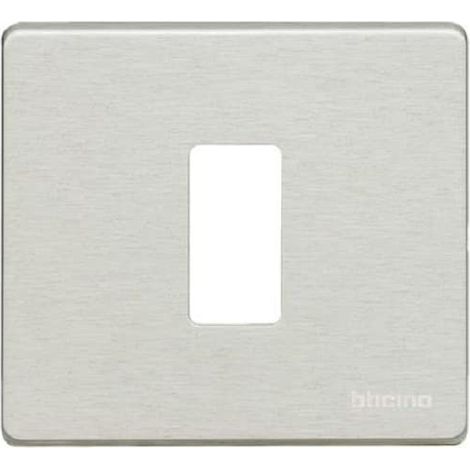 Magic placca 1 posto colore oxidal en aluminium 500/1/x