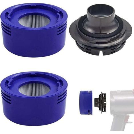3-teiliges Nachfilter-Set für Dyson V7 V8 Absolute Staubsauger, Dyson Ersatzteile mit hinterer Motorabdeckung (3) (1/5)