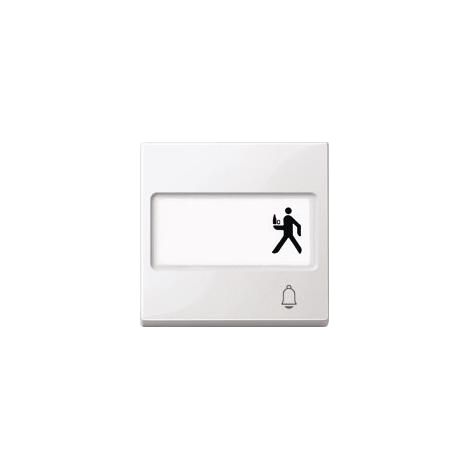 Copertura interruttore Merten meg3365-0325 senza viti antibatterica