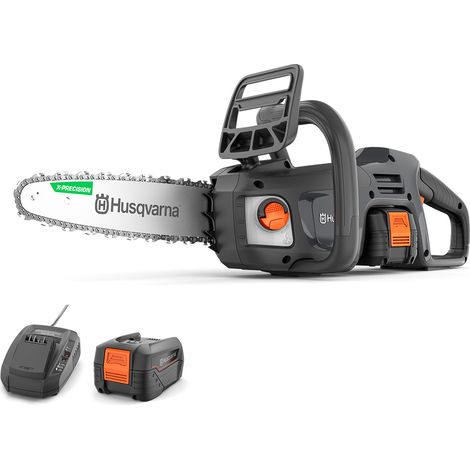 Husqvarna Akku-Kettensäge C15X-P4A, Batteriebetrieben, Lithium-Ionen, 18V, hohe Schnittgeschwindigkeit (inkl. Akku und Ladegerät)