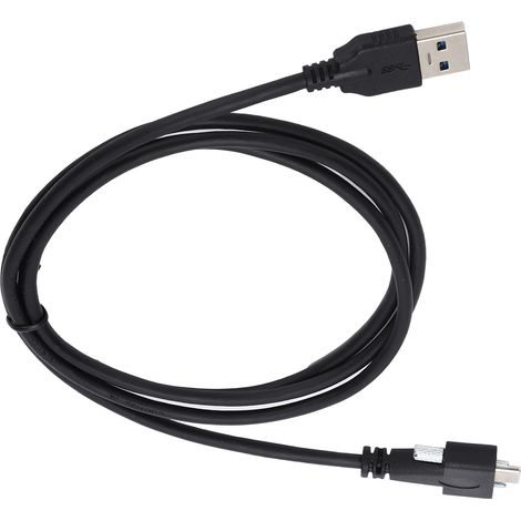 Câble USB 3.0 Type‑C à Double Vis avec Écartement de 15 mm pour Ordinateur (1/5)