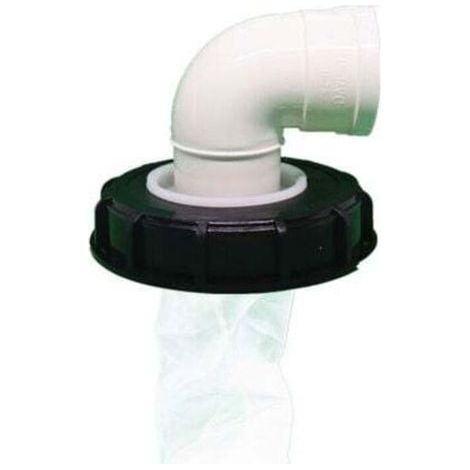 IBC-Tankdeckel mit waschbarem Nylonfilter für 1000-Liter-IBC-Regenwassertanks, IBC-Deckelfilter, IBC-Tankzubehör, Nylon-Regenwasserfilter (165-mm-Vierwege-Schraube) (1/5)