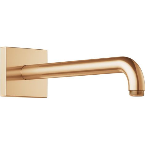 Bras de douche EDITION 300 pour raccordement mural 1/2 pouce projection 312 mm bronze brossé KEUCO