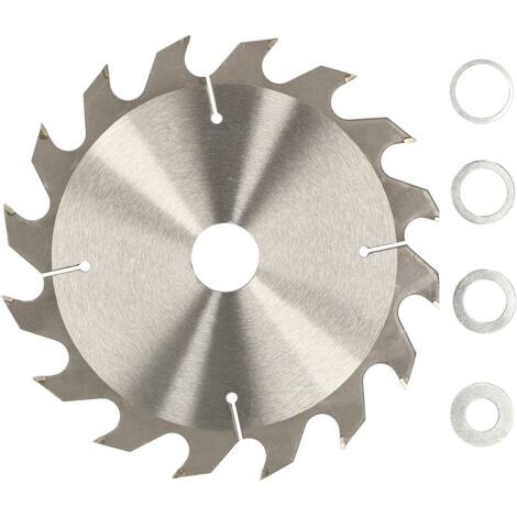 Lame de scie en carbure pour bois 16 dents Ø 200 mm + anneaux réducteurs-NANOTEH (1/5)