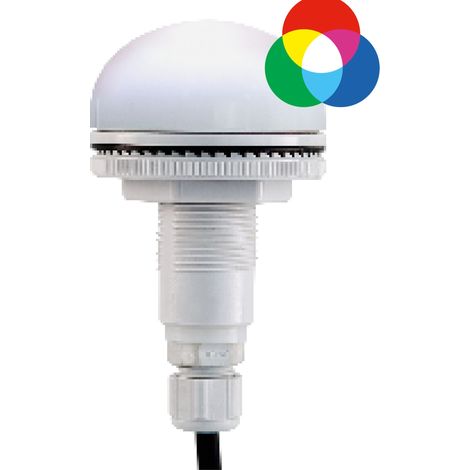 Balise Fixe à LED Bleu, Vert, Violet, Rouge, Blanc, Jaune RS PRO, 24 V ( Prix pour 1 )