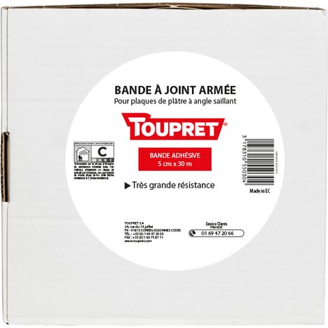 Bande à joints armée Toupret 5cm x 30m (1/5)