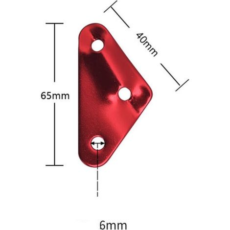 Tendeur de Corde, 20 pcs Tendeur de Tente 3 Trous Triangle Alliage d’Aluminium Ajusteur de Corde Durable pour Tente Bâche Randonnée CampingAec (1/3)