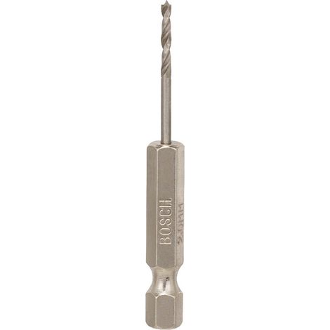 Broca HSS para madera Bosch 2 mm x 62 mm vástago hexagonal