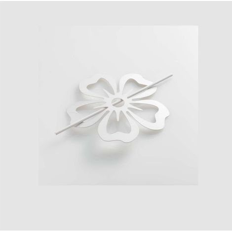 1 Embrasse broche Petaly blanc