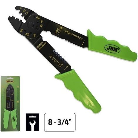 Alicates para terminales no aislados 8-3/4" JBM 52762