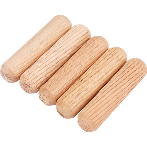 100 Stück M10 x 40 mm Holzdübel für die Möbelmontage, runde Holzdübel zum Selbermachen (1/5)