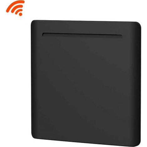 Radiateur à inertie fonte 1000W connecté Wifi – Écran digital – Thermostat fil pilote 6 ordres – Eco Design – IP24 – Atenza (1/5)