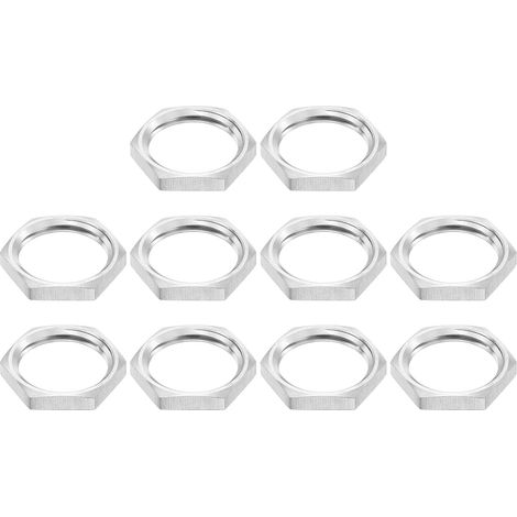 Écrou Mince Hexagonal De Raccord De Tuyau G1/2 Lot De 10 Pièces (1/5)