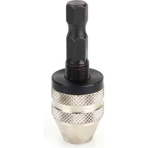Adattatore/convertitore per mandrino a cambio rapido senza chiave per punte da trapano da 0,3 a 3,6 mm (1/4") con attacco esagonale (1/5)