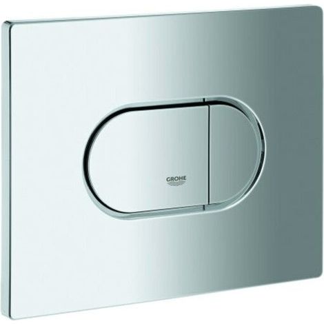 [NEUWERTIG] B-Ware Grohe Abdeckplatte Arena Cosmopolitan mechanisch chrom 2-Tasten für Wand-WCs (1/2)