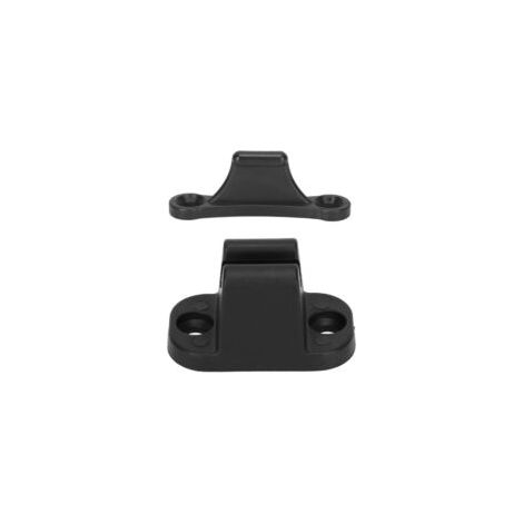 1 pièces arrêt de porte en forme de T butoir de porte en nylon arrêt de porte de camping-car, adapté aux caravanes de camping (noir) - Crezuo