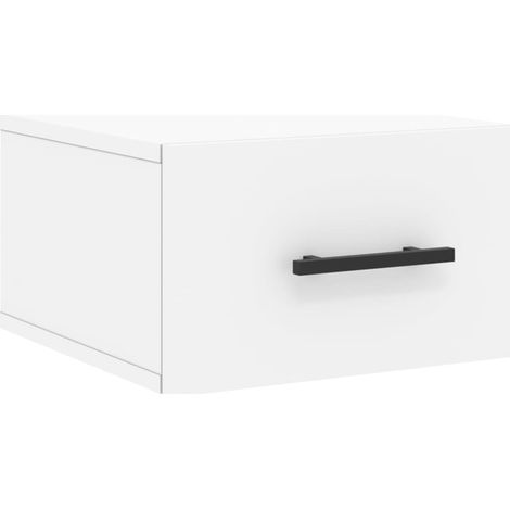 Maison Exclusive - Wand-Nachttisch Weiß 35x35x20 cm