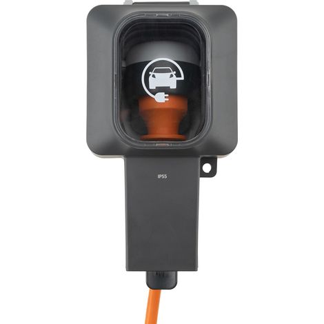 Prise renforcée Easy Charge 3,6 kW – IP55 étanche – Puit pivotant 90° – Connexion fiable avec bornes à vis – Protec
