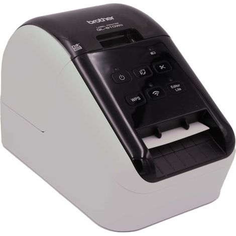 Brother QL 810W Stampante per Etichette CD Termica diretta a Colori 300x600 DPI 176 mm Con cavo e senza cavo DK Wi Fi Bianco Nero (1/5)