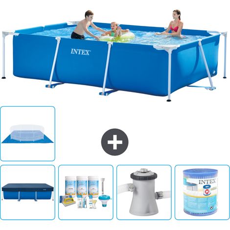 Intex Piscina con struttura Rettangolare - 300x200x75 cm - 7-pezzi S40150 (1/5)