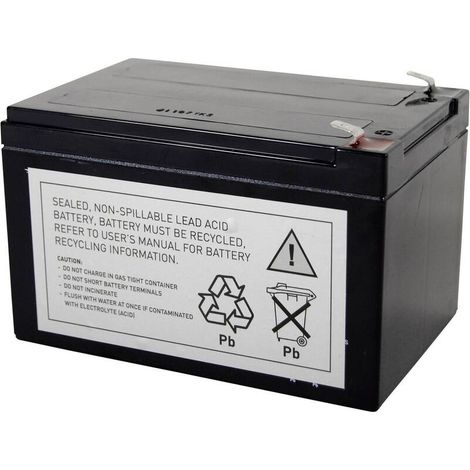 [GEBRAUCHT] B-Ware RBC4 APC Ersatzakku Austauschbatterie USV Batterie für USV Anlage Lieferumfang (1/2)