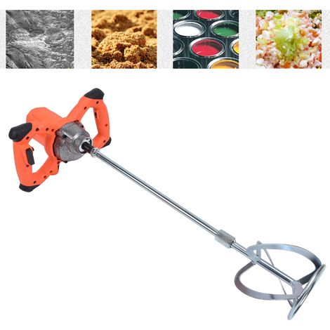 Mélangeur électrique de qualité industrielle pour peinture, revêtements, mastic en poudre et ciment, norme européenne 220 V. (1/5)