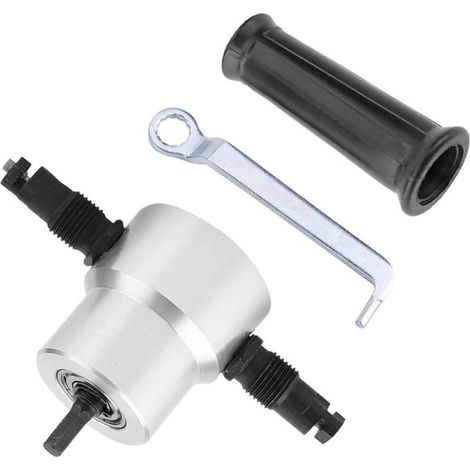 Grignoteuse Cutter - Outil de coupe de métal, grignoteuse de perceuse électrique, double coupe-métal pour l'entretien de réparation de voiture - RW (1/5)