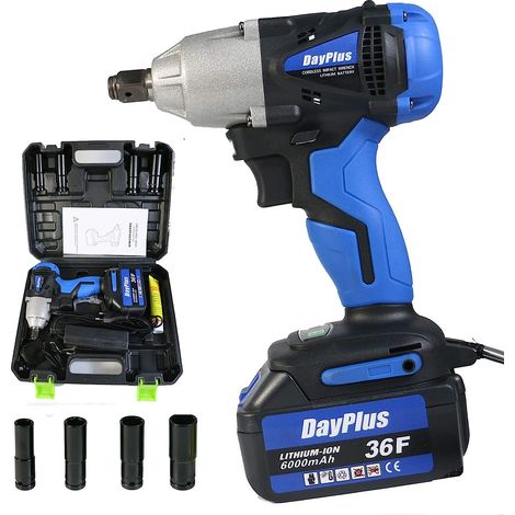 Cordless Impact Wrench 1/2 Square 420Nm Impact Drive with 18V Lithium-Ion Battery (1/5)