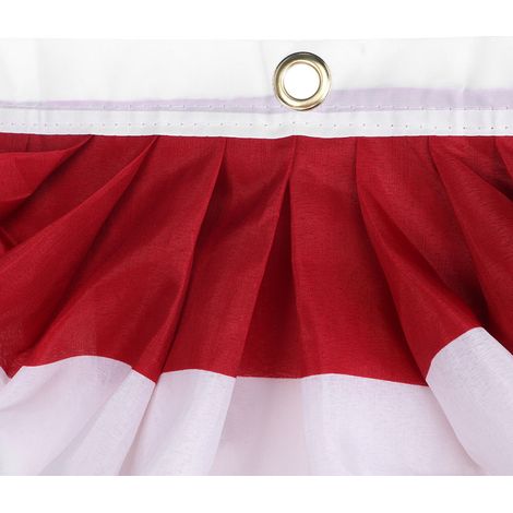 Amerikanische Patriotenflagge, faltbare Wimpelkette aus 150D Polyester für den Außenbereich, 95 x 46 cm, 3 Messingösen, geeignet für Gedenktag, Veteranentag, Unabhängigkeitstag, 4. Juli, Gärten und po (1/5)