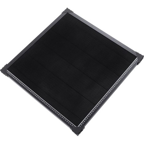 Lasergravierer-Arbeitstisch-Set mit Stahlschneidplatte, Schneid- und Gravierbett mit schneller Wärmeableitung und Aluminiumplatte (500 x 500 mm) (1/5)