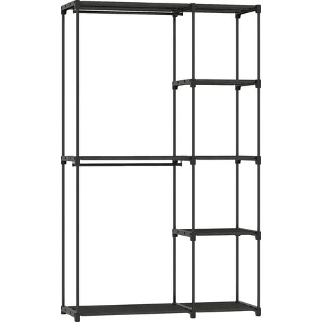 Armadio autoportante, struttura robusta, colore nero. (1/2)