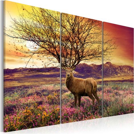 Quadro - Corna fantasiose: trittico - 60x40 (1/4)