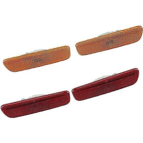 4x Feux de position latéraux d'angle de pare-chocs avant et arrière compatibles avec Lexus RX300 et IS300