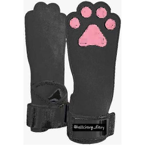 Dog Paw Shape Strap Non-slip Grip Wrist Band Fitness Palm Protector for Women Workout Weightlifting Accessory (1/5)