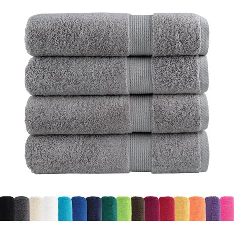 Essuie-mains de qualité supérieure SOLUND 4 pcs gris 600 g/m²