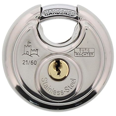 Lucchetto a cilindro 21 60 Corpo serratura-L.60mm VA chiave diversa BURG-WÄCHTER (1/4)