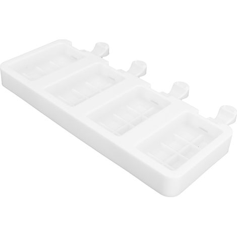 Silikon-Eiscremeform mit 4 Mulden, DIY-Form für Eis am Stiel, Küchenhelfer für Eiscreme. (1/5)